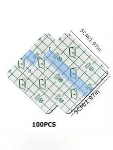 100片防污防水透明PU膜，透明膜自粘，防过敏材质可用于皮肤和伤口保护，适合游泳、淋浴和纹身保护等！