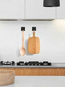 不锈钢粘钩，重型墙钩，防水不锈钢挂钩，适用于悬挂外套、衣物、植物、园艺工具、厨房用具、锅碗瓢盆、餐具、勺子等。 - 彩色 - 查看 6