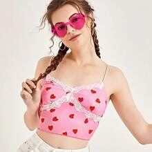 14 Pack Heart  For Women, Fun Cute Rimless Transparent Candy Color Heart Glasses Party Favors - 粉紅色+熱粉紅色 - 查看 7