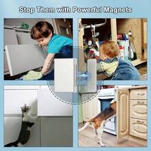 New Magnetic Door Catch  6 Pack  Cabinet Magnets For Closure Cabinet Door Magnetic Catch Sier Cboard Magnetic Latch For Drawer - Silver 6 Pack - View 5