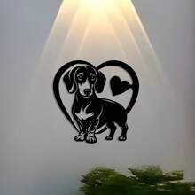 "Dog Lover" Metal Wall Sign – 1 Piece Removable & Reusable Wall Art For Public Spaces, Office, Living Room, Bedroom, Patio, Kitchen, Shop, Bar, Or Cottage – Great Gift For Housewarming, Holidays, Or Collectors