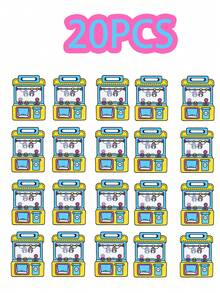 5/10/20Pcs Cute Doll Design Gift Bags, Zipper Closure Plastic Snack Bag Suitable For Birthday, Party, Holidays - Daily/Party/Festival Use - Multicolor - View 10