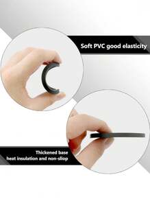 1pc/2PCS Car Cup Coaster, Cup Holder Insert Coasters,Universal Auto Non-Slip Cup Holder Embedded In Ornaments Silicone Coaster, Car Interior Accessories Mat,7cm/2.75 Inch Soft Rubber Pad Set Round Auto Drink Coaster Car Interior Accessories