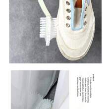 1 pieza Cepillo para zapatos de 5 lados, limpiador de zapatos multifuncional para el hogar, cepillo de cerdas duras y duradero para fregar zapatos, no daña los zapatos