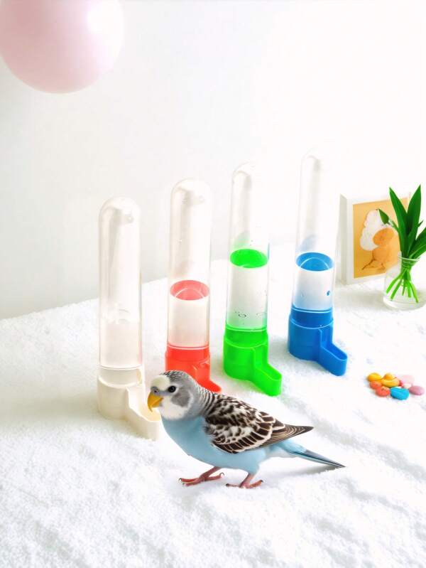 1pc Raised Bird Drinker, Parrot Waterer, Pet Supplies, Automatic Bird Water Feeder, Bird Cage Accessories
