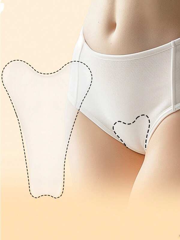 1pc Seamless/Invisible Intimate Protection Sticker For Bikini Area, Silicone Waterdrop Shaped Private Part Cover