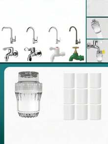 Faucet Filter Splash Proof Shower Head, Kitchen Household Water Purifier Suitable For Students Dormitory And Apartments - Multicolor - View 8