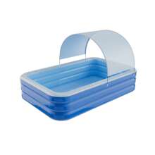 1pc PVC Inflatable Swimming Pool Slide, Suitable For Large Inflatable Swimming Pools Over 1.8m, Anti-Leak Jumbo Inflatable Water Slide, Outdoor Water Fun Family Pool Toy With Easy Storage