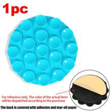 1 Stück/2 Stücke rechteckiger Silikonnapf-Handyhalter einseitig/doppelseitig, 10 Farboptionen, tragbarer & beweglicher Handyhalter, Handyhalterung