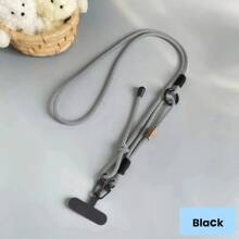 Cordón para el teléfono de estilo deportivo minimalista, funda universal para teléfono de uso dual para exteriores desmontable para hombro/cuello, correa de muñeca antifuga, cuerda colgante para el teléfono
