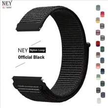 20mm Pulseira de Relógio Esportiva de Náilon para Watch GT 4-2-2e-3 44mm 40mm, Galaxy Watch 4 Classic 42mm 46mm, Active 2 40mm 44mm, Amazfit GTS 2-2e-Mini-GTS 3, Amazfit GTS 4-4 Mini