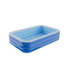 1pc PVC Inflatable Swimming Pool Slide, Suitable For Large Inflatable Swimming Pools Over 1.8m, Anti-Leak Jumbo Inflatable Water Slide, Outdoor Water Fun Family Pool Toy With Easy Storage