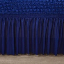 1 Vỏ bọc ghế sofa vải tuyn trơn màu, Vỏ bọc ghế sofa đàn hồi thoáng khí chống trượt, Vỏ bọc đồ nội thất chống bụi, Thân thiện với vật nuôi cho phòng ngủ, văn phòng, trang trí phòng khách - Màu xanh lam - Xem 8