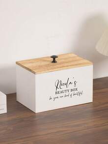 Caja de regalo, caja de regalo para padrinos de boda personalizada y vacía, caja de regalo de madera, caja para padrinos de boda, cajas de regalo de madera, cajas de regalo reempaquetadas, cajas de regalo personalizadas con texto personalizado - Multicolor - Ver 12