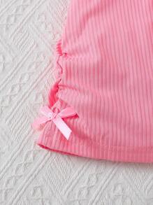 Conjunto de 2 piezas de verano para niñas, top sin tirantes y falda mini con estampado de mariposa, adecuado para niñas de 4 a 7 años, para usar en exteriores, diario y estilo casual elegante