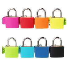 1pc,Padlock Small Padlock With Key For Luggage Lock, Backpack, Gym Locker Lock, Suitcase Lock, Classroom Matching Game And More