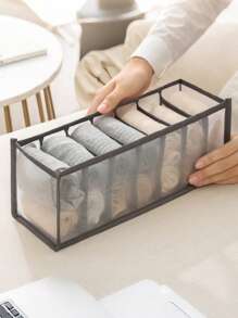 3 pièces Boîte de rangement pliable pour tiroir de sous-vêtements, convient pour ranger les sous-vêtements, pantalons, t-shirts, soutiens-gorge, chaussettes, avec des compartiments de rangement