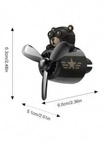 Cartoon Propeller Pilot Car Aromatherapy, Car Air Outlet Small Airplane Aromatherapy, Car Air Freshener, Aromatherapy Diffuser, Decorative Perfume Fan, Car Ornaments, Perfume Deodorant, Fresh Perfume Decoration, Cute Shape, Car Accessories, Including 2 Pieces Of Air Freshener.