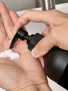 3 件套 500 毫升塑料按压乳液分配器，简约黑色乳液瓶适用于浴室家居浴室装饰秋季装饰返校