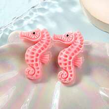 Enjoy Fun of DIY 10/20pcs Cute Resin Mini Seahorse Figurines, Realistic Marine Life Ornaments And Craft Supplies