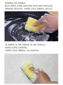 1 Peça/10 Peças/24 Peças Esponjas Descartáveis, Almofadas Quadradas Macias, Panos de Lavar Louça de Cozinha Esponjas Comprimidas, Esponjas de Limpeza de Cozinha, Esponjas de Limpeza de Panelas, Esponjas de Polpa de Madeira, Conjunto de Escova e Esponja Mágica - Lavar Louça Nano, Pano de Cozinha, Polimento de Sapatos, Limpeza e Descontaminação Mágica, Essencial para Estudantes Voltando à Escola