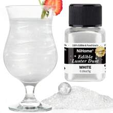 Edible Glimmer Powder Glitter Luster Dust Food Decorating Sprinkle Glimmery Dust For Drink Wine Beverage Cake Candy Dessert Bakery Restaurant Vegan
