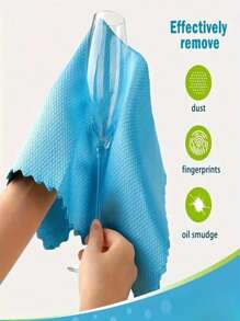 Magische doek, Visschubben glasreinigingsdoek, Magische doek voor het reinigen van glas, Absorbeert water zonder af te geven, Geen watervlekken, Afwasdoek voor keuken en huishouden, Reinigingsdoek voor autospiegels, Autowashanddoek, Reinigingsdoek voor badkamerspiegels, Multifunctioneel