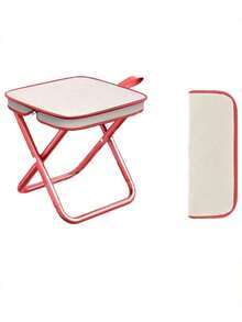 1 件便携式多功能户外野餐露营折叠椅、超轻钓鱼凳、旅行凳、钓鱼配件