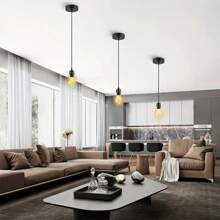 E27 Hanging Lamp Base - With 100.0cm Hanging Wire, Hardwired Chandelier Base - Multi-Functional White/Black Lampshade Base, Suitable For Home, Bar, Restaurant And Hotel Decoration