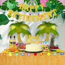 Gold Glitter Retirement Banner, Happy Retirement Party Decorations, Farewell Party Decor - Summer Beach Theme For Men & Women Birthday Decorations Tapestry Room Decor Flag - Multicolor - View 3