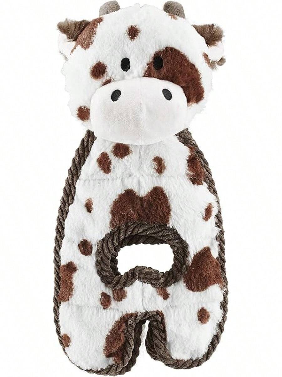 Outward Hound By Charming Pet Cuddle Tugs Pig Plush Interactive Dog Tug Toy - Kéo Bò - Xem 1