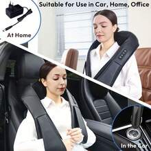 DAILYLIFE Shiatsu Neck And Back Massager, Electric Shoulder Massager, Car Neck Massage Pillow For Neck, Back, Shoulder, Foot, Leg Massage, Relieve Muscle Pain, Perfect Present For Man/Woman/Family, Valentine's Day Gift