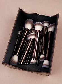 MAANGE 23 Stücke Make-up Werkzeuge einschließlich 20 Stücke professioneller Aluminium-Makeup-Pinselset + 1 Aufbewahrungstasche + 2 Stücke Luftpolster-Puder für den täglichen Gebrauch und Reisen, Make-up Zubehör als Geschenk für Freunde