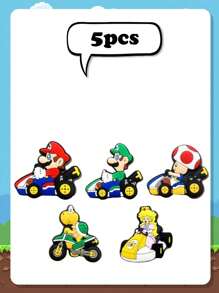 Sanrio Super Mario , Pvc Soft Rubber Shoe Accessories, DIY , Shoe Buckles, Shoe Flowers, Shoe Ornaments
