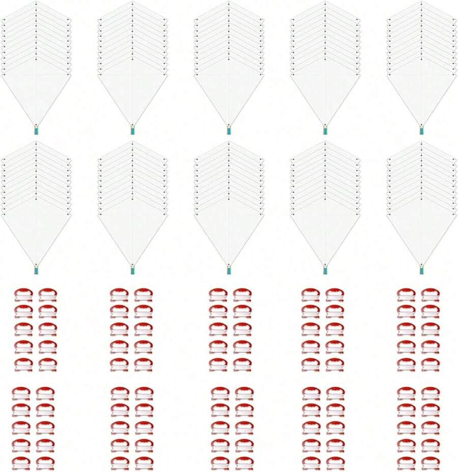 DIY Kites Kite Making Kit Bulk, Decorating Coloring Kites Party Pack,White Diamond Kite Kits (3 Pack) - 43410018 - 查看 1