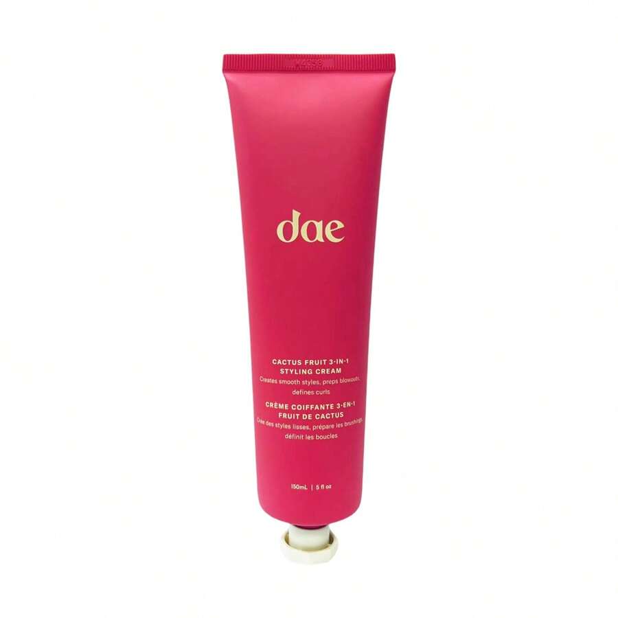 DAE Cactus Fruit 3-In-1 Styling Cream - Smooth Styles, Prep Shiny Blowouts, Defines Curls (5 Oz.) - Đỏ - Xem 1