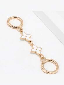 1pc Bag Chain Lengthening Extension Chain Four-Leaf Camellia Adjustable Chain Buckle Tail Chain Goth