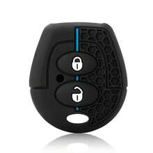 1 buc silicon cheie husă husă pentru Seat Ibiza Leon Toledo Mii Altea Cordoba Arosa Alhambra Exeo FR Sharan 2 butoane telecomanda shell mașina - Negru - Vizualizare 7