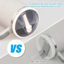 1 件 40 盎司替换杯盖、翻盖吸管盖替换件、防溢防溅可重复使用杯盖配件