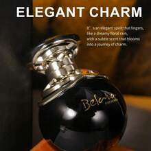 [Luxury Belara Perfume] Luxury Belara Black Golden Perfume For Women |   Apple-Shaped Bottle With Fresh Bergamot, Orange Blossom & Vanilla Scent, Floral Eau De Parfum, 3-5% Concentration, Elegant Packaging, Premium Quality - 1PC - View 4