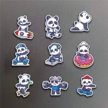 9PCS Cute Cartoon Panda Fridge Magnets – Adorable Decor