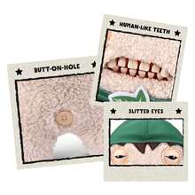 Spin Master Monstruo de peluche x Señor de los Anillos de 9 pulgadas, muñeco feo y gracioso con dientes simulados, monstruo lindo y divertido, regalo de vacaciones y cumpleaños oficial genuino para niños y coleccionistas - Frodo - Ver 3