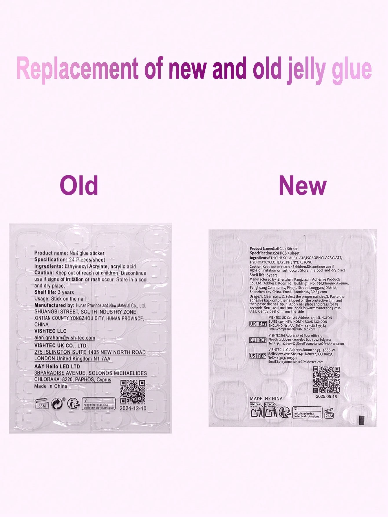 24 قطعة أظافر بشكل اللوز القصير ذات تدرج من الأسود...