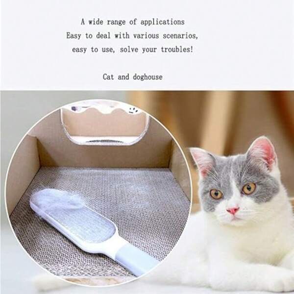 2color Pet Hair Cleaner Pet Wheel Hair Removal Collector Self-Cleaning Hair Cleaner Pet Cat And Dog Hair Cleaning Brush Floating Hair Removal Brush Quita Pelos Perro Quita Pelos Gato Quita Pelos
