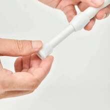 1PC - Instalación de varilla telescópica sin perforación, varilla telescópica de almacenamiento multifuncional mini - blanca - Blanco - Ver 9