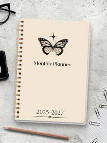 Unisex Weekly/Monthly Planner Notebook, 2026-2028 Academic Year Monthly Planner, With Note-Taking Function, Office And Back To School Supplies, Adult Gift, Teacher Gift - Multicolor - View 5