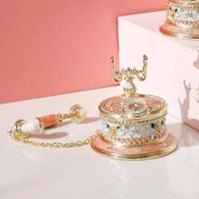 1pc Vintage Telephone Enamel Jewelry Box, Home Decor Accessory, Ring Box, Jewelry Organizer, Retro Craft, Luxury Elegant Jewelry Box, Delicate Decoration, Suitable For Jewels, Rings, Earrings, Bracelets, Daily Storage And Organization, Also As A Small Gift For Friends For Women Storage Organizer Travel Essentials Back To School Dormitory Storage