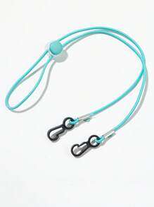 6pcs Solid Color Elastic Mask Chains,Adjustable Length Face Covering Chain For Man And Woman,Anti Slip Chains For Outdoor Sports Masks Mask Hanging Rope,Mask Straps