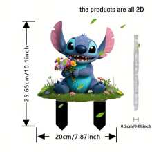 Disney 2D Flat, Disney Mickey Mouse Welcome Acrylic Garden Planter - Weatherproof Outdoor Decoration For Flower Pots, Lawn, Balcony & Backyard - Ideal Housewarming Gift For Friends And Family, Outdoor Decor | Playful Design | Durable Outdoor Decor, Mickey Mouse Decor