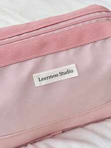 1pc 2025 Luxury Cosmetic Organizer - Large Yet Compact Makeup Bag For Women, Premium Travel Toiletry Pouch With Mirror & Brush Slots Travel Essentials Vacation Summer Holiday Back To School School Stuff Bag For School Travel Bag For Women Makeup Bag For Travel - Multicolor - View 6